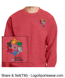 Embroidered COF Men's Sweatshirt Design Zoom